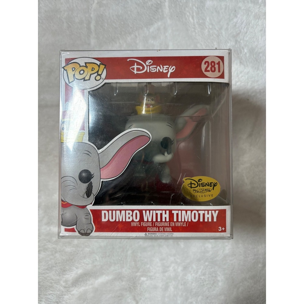 Funko Pop Disney Dumbo with Timothy 281 Disney Treasures Exclusive Vaulted Set